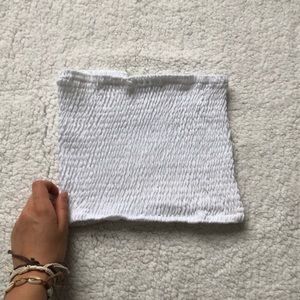 WHITE TUBE TOP!